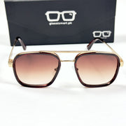 Dita – 3492 – 58 – Golden Brown – Metal – Sunglasses – Unisex