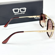 Dita – 3492 – 58 – Golden Brown – Metal – Sunglasses – Unisex