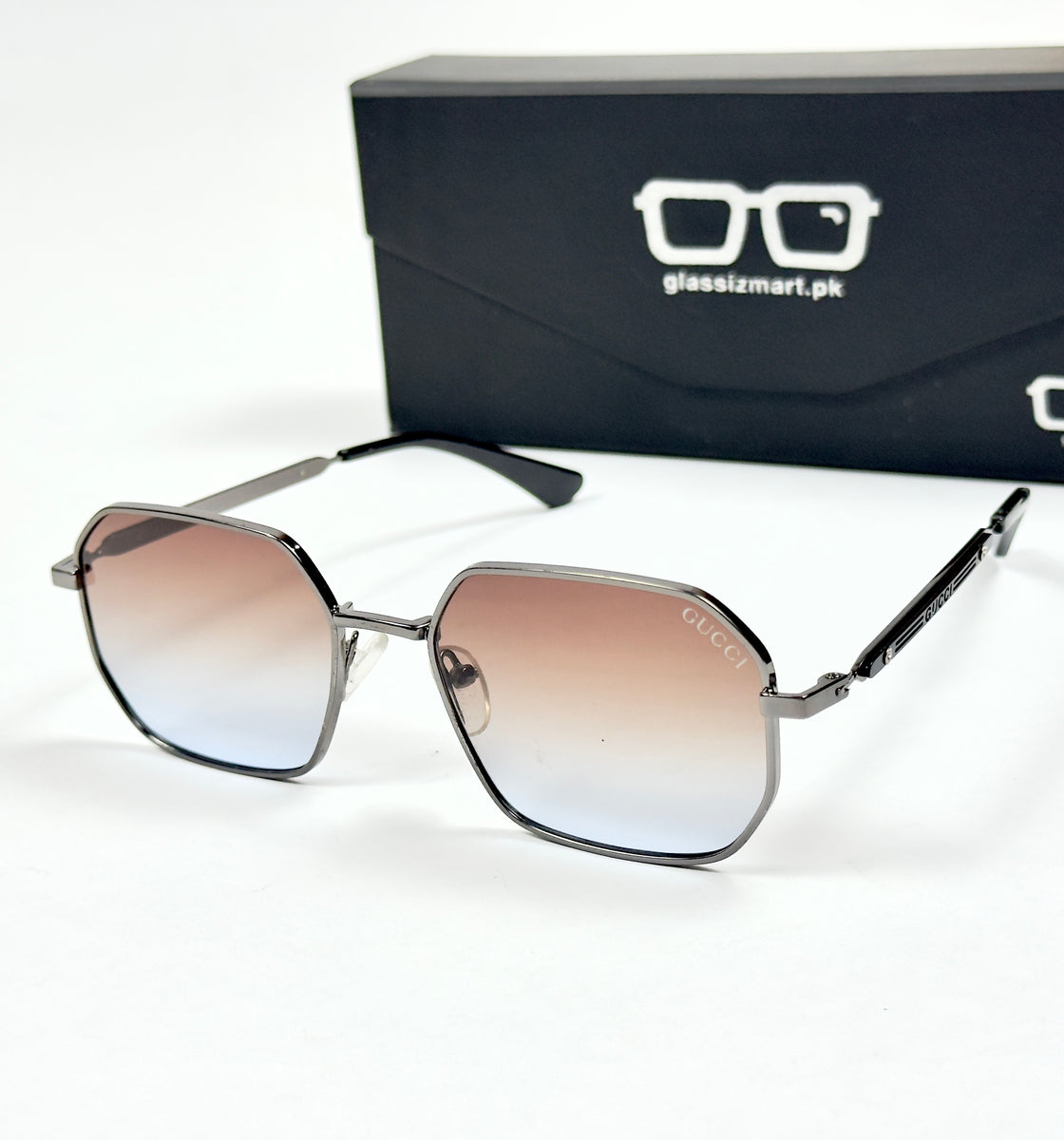 Gucci – 2A38 – 45 – Grey Multi – Metal – Sunglasses – Unisex