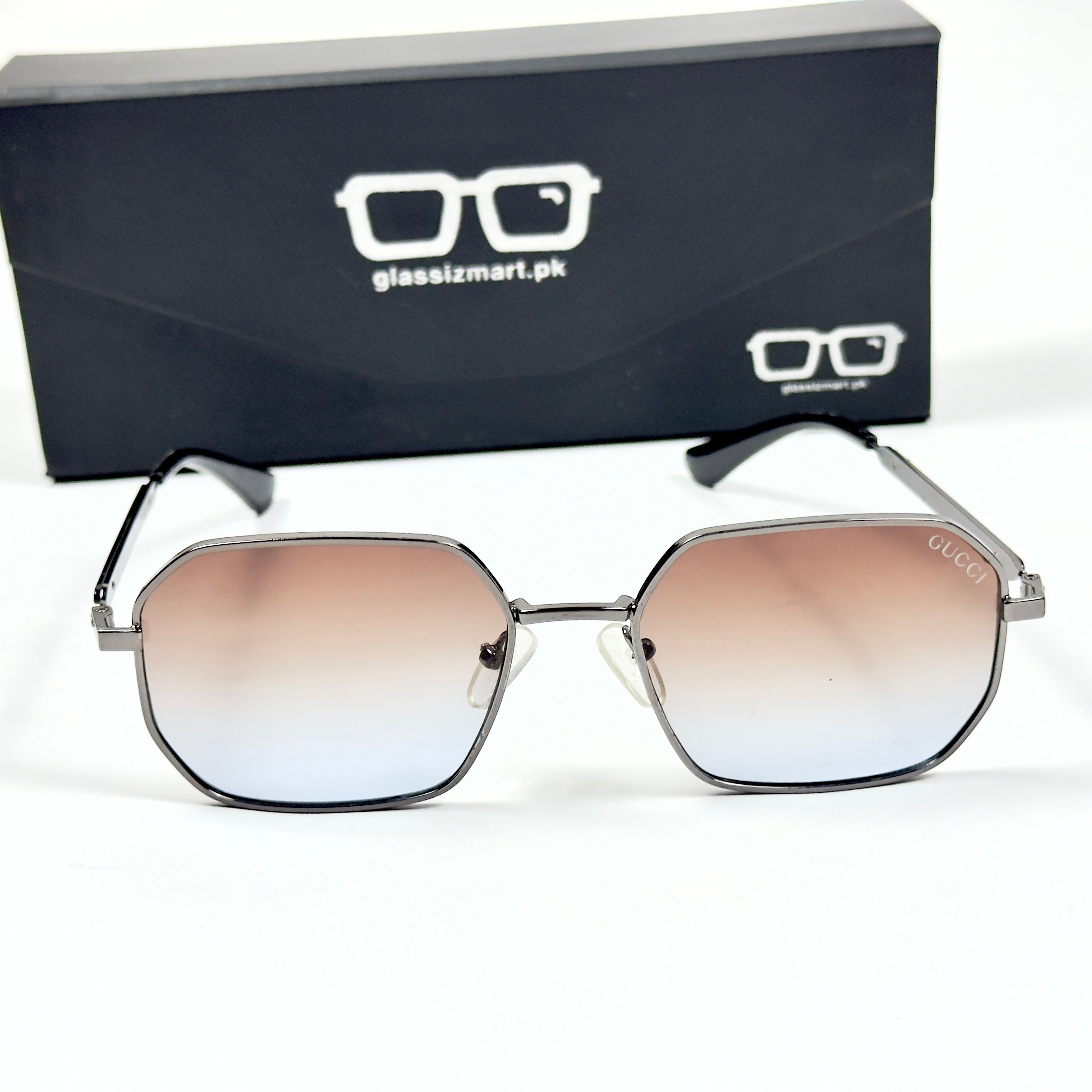 Gucci – 2A38 – 45 – Grey Multi – Metal – Sunglasses – Unisex