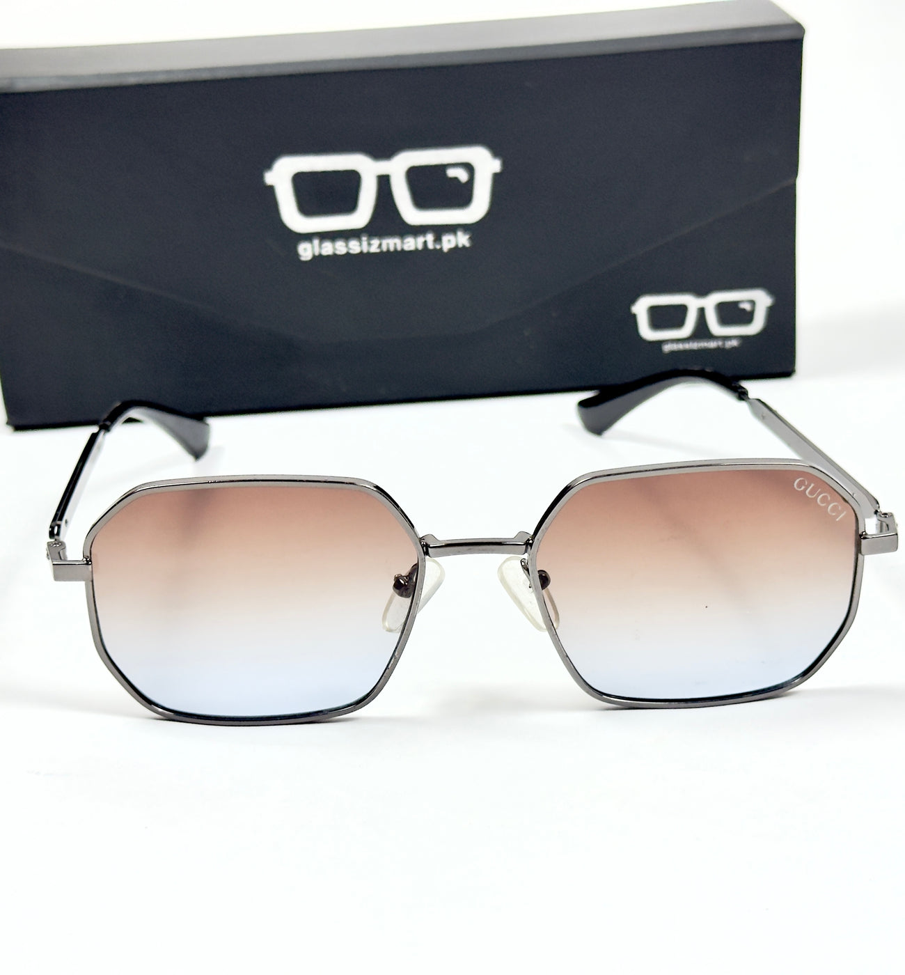Gucci – 2A38 – 45 – Grey Multi – Metal – Sunglasses – Unisex