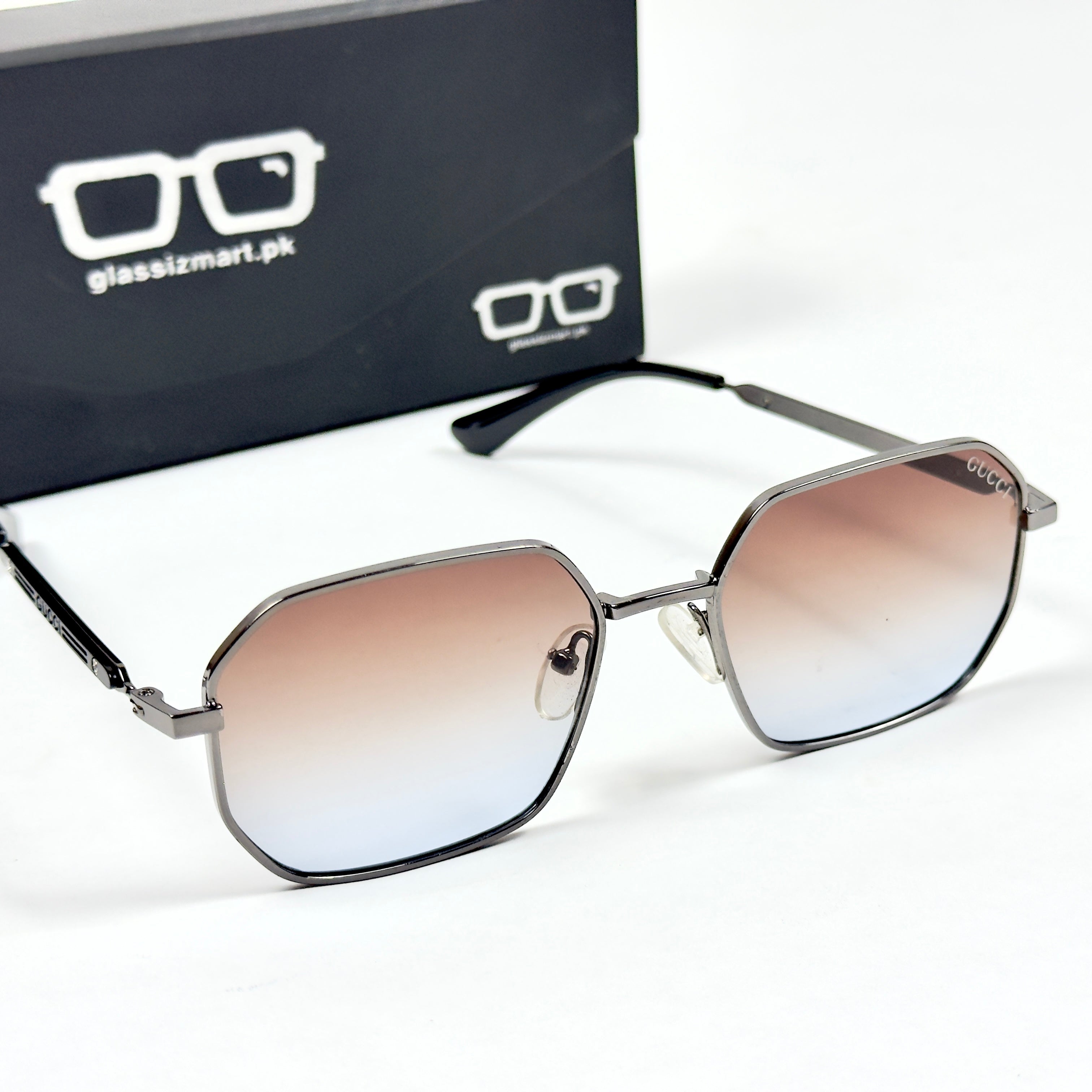 Gucci – 2A38 – 45 – Grey Multi – Metal – Sunglasses – Unisex