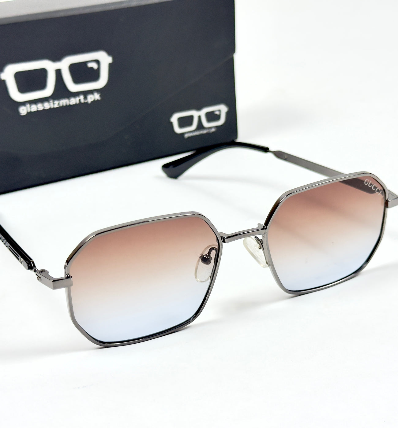 Gucci – 2A38 – 45 – Grey Multi – Metal – Sunglasses – Unisex