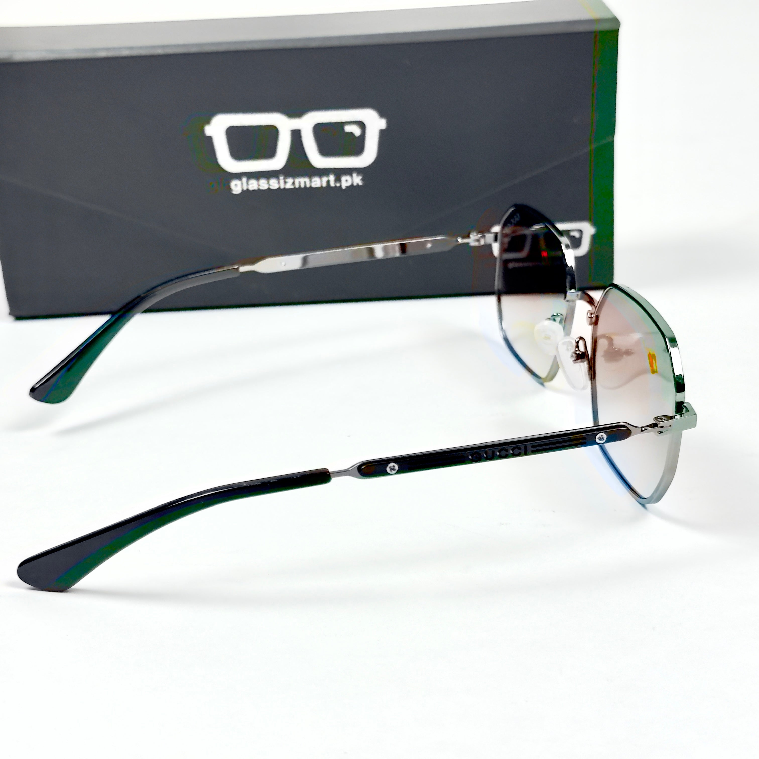 Gucci – 2A38 – 45 – Grey Multi – Metal – Sunglasses – Unisex