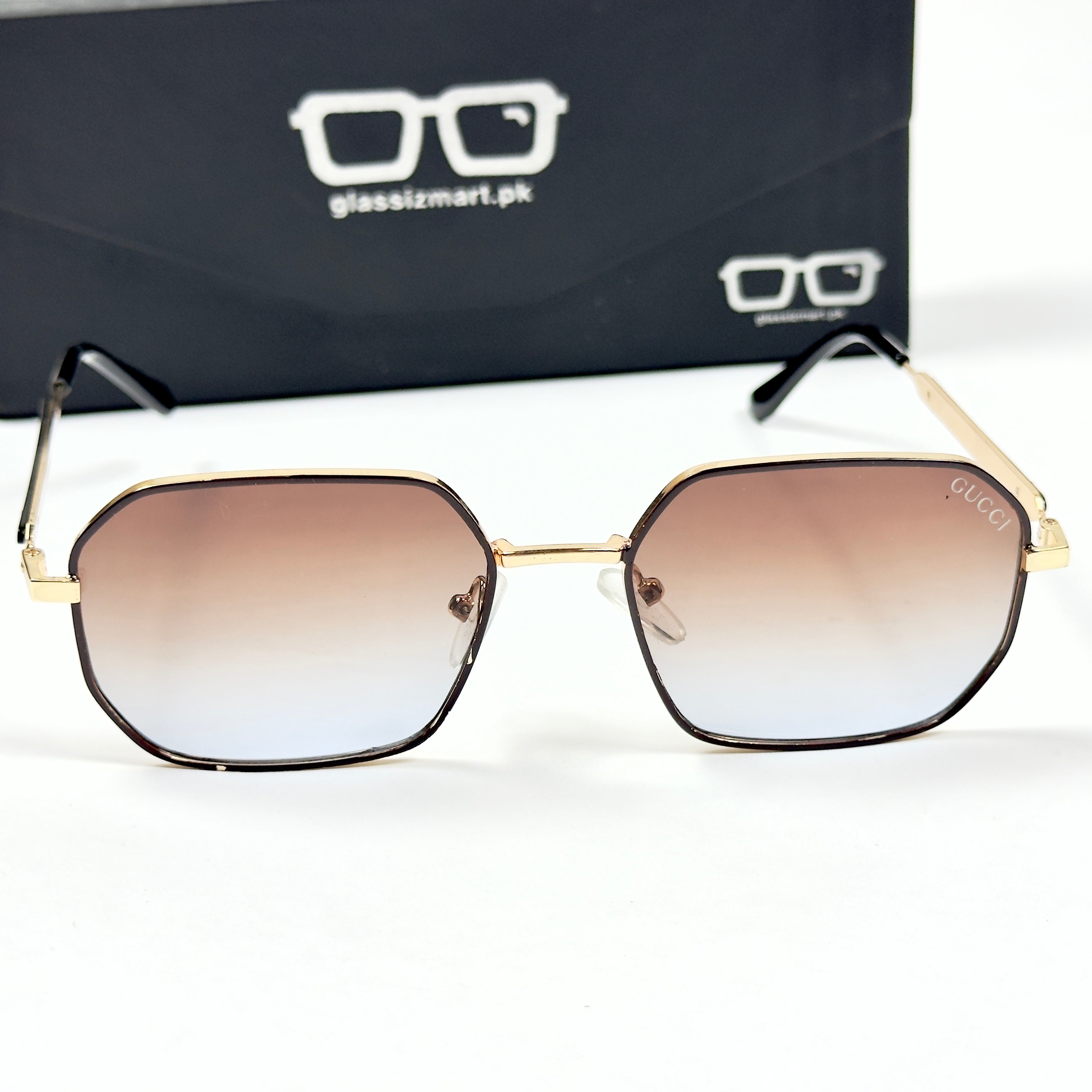 Guci – 2A38 – 45 – Golden Multi – Metal – Sunglasses – Unisex