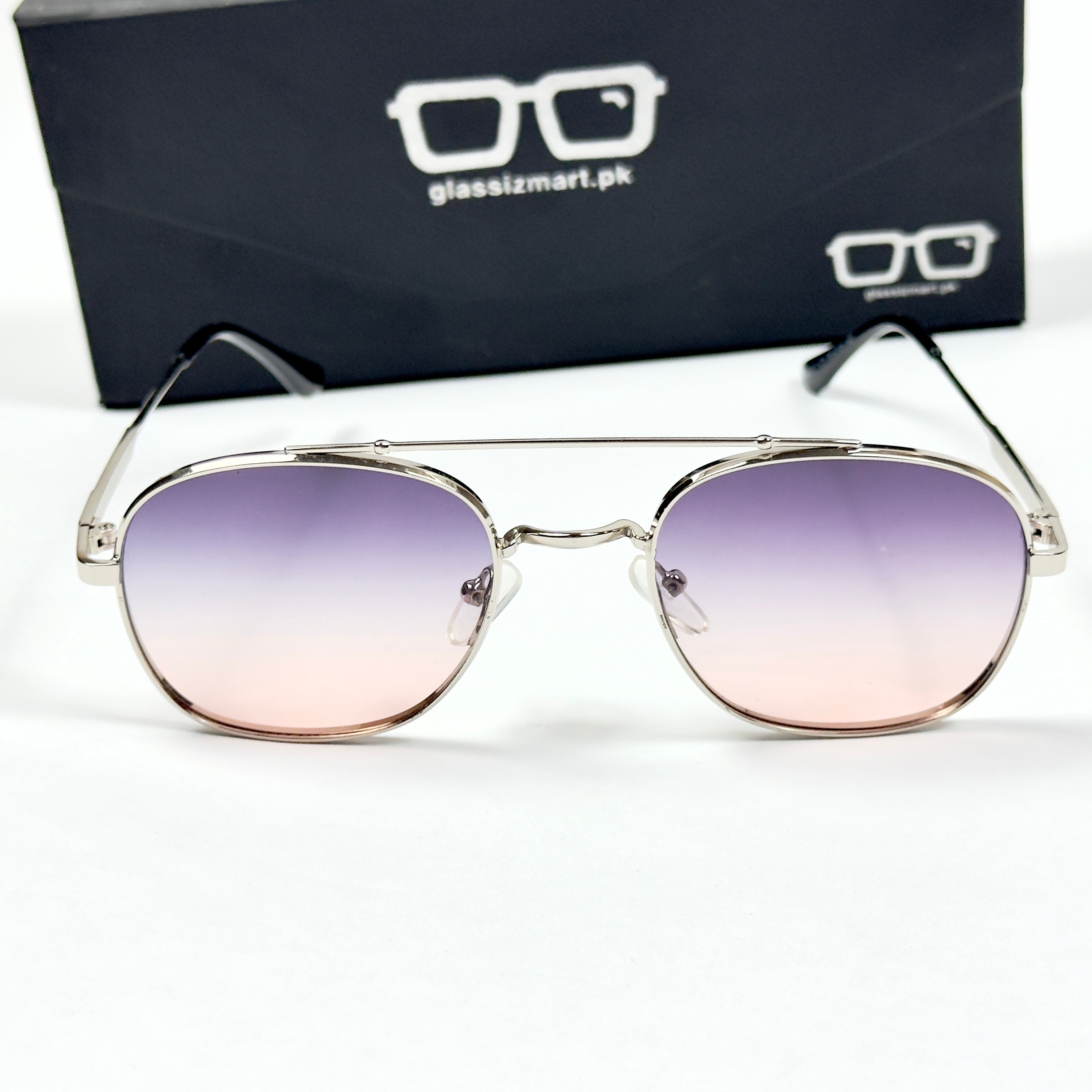 Gucci – 5577 – 56 – Silver Pink – Metal – Sunglasses – Unisex