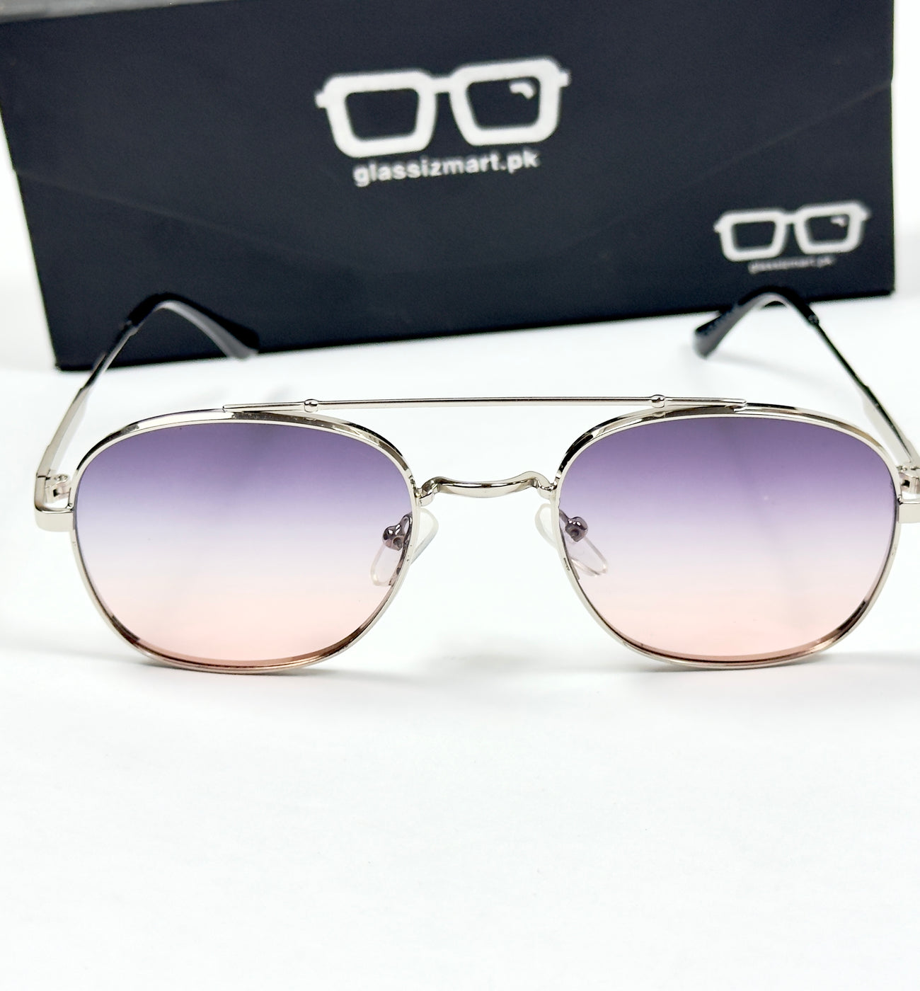 Gucci – 5577 – 56 – Silver Pink – Metal – Sunglasses – Unisex