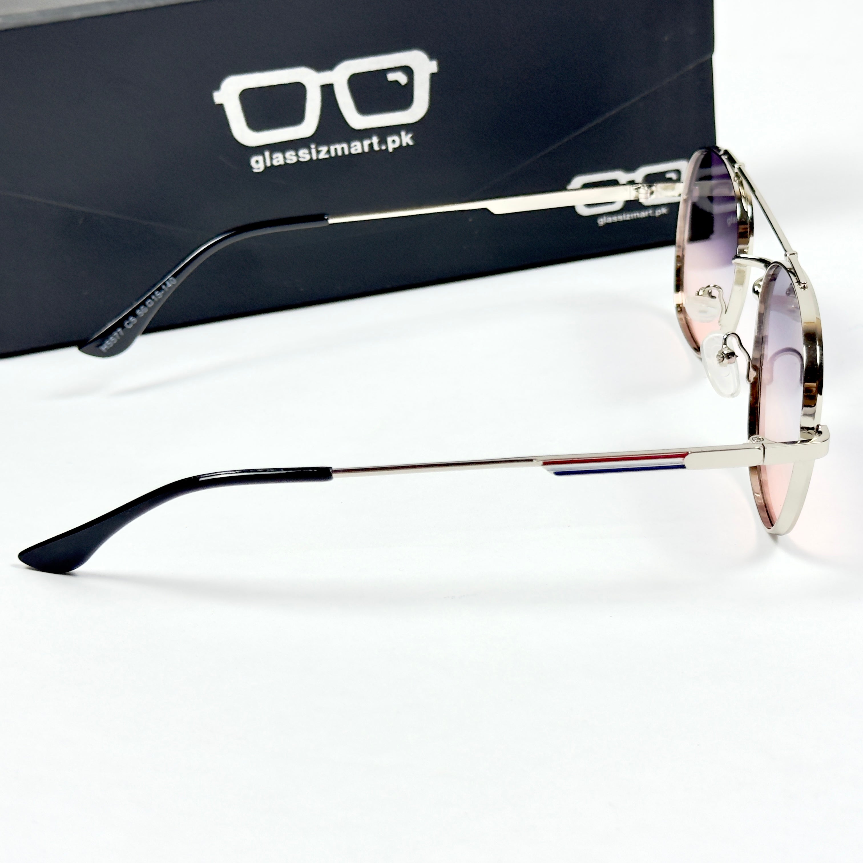 Gucci – 5577 – 56 – Silver Pink – Metal – Sunglasses – Unisex