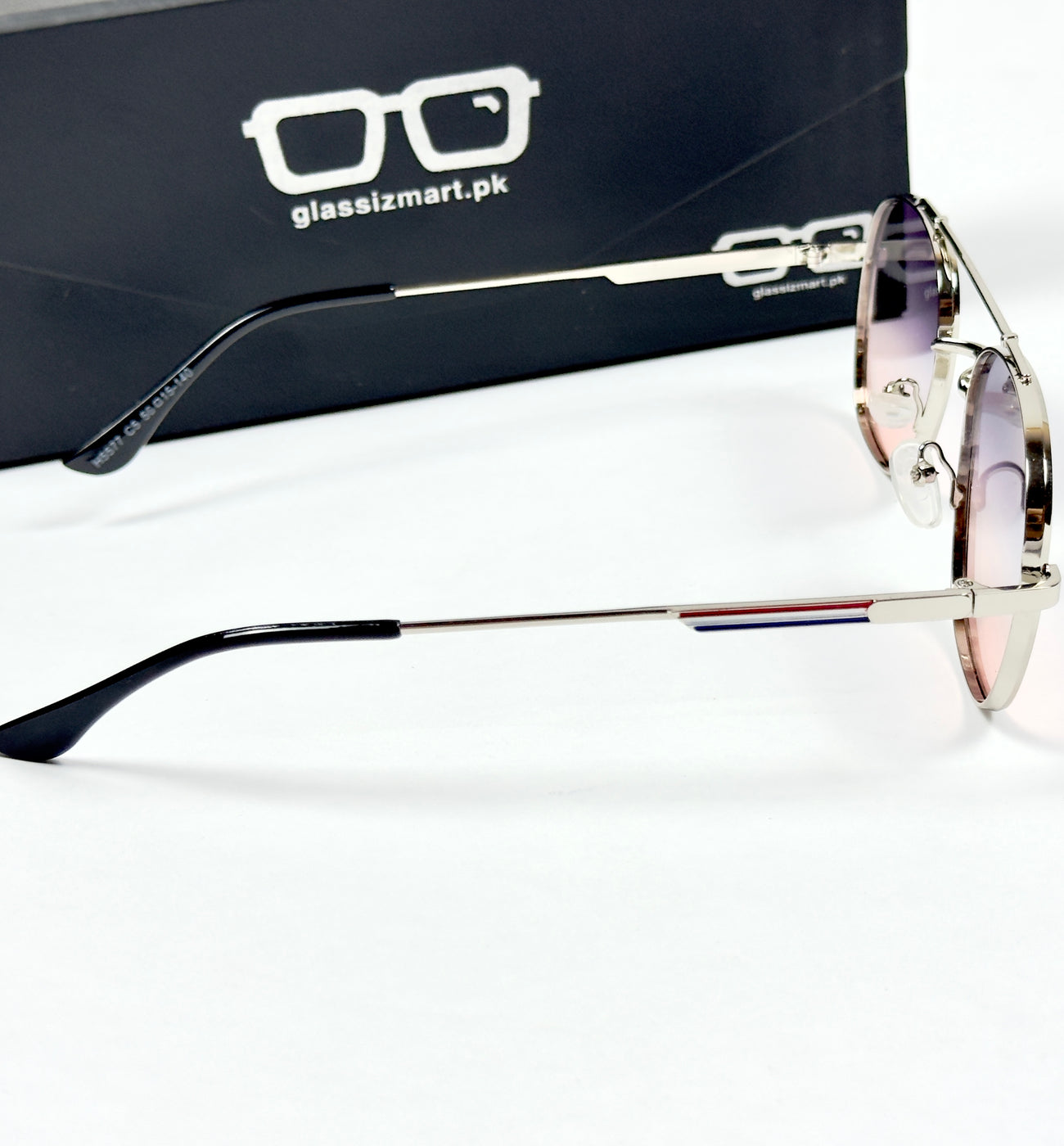 Gucci – 5577 – 56 – Silver Pink – Metal – Sunglasses – Unisex