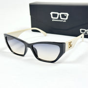 Dolce & Gabbana – 2091 – 56 – White Multi – Acetate – Sunglasses – Ladies