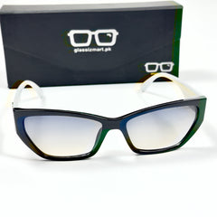 Dolce & Gabbana – 2091 – 56 – White Multi – Acetate – Sunglasses – Ladies