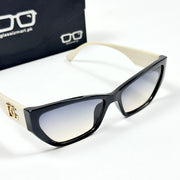 Dolce & Gabbana – 2091 – 56 – White Multi – Acetate – Sunglasses – Ladies
