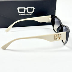 Dolce & Gabbana – 2091 – 56 – White Multi – Acetate – Sunglasses – Ladies