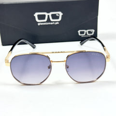 Gucci – 338 - 55 – Golden Black Gradient– Acetate - Metal - Sunglasses – Unisex