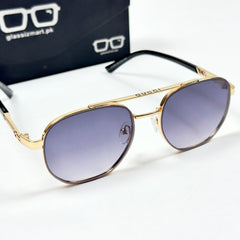 Gucci – 338 - 55 – Golden Black Gradient– Acetate - Metal - Sunglasses – Unisex