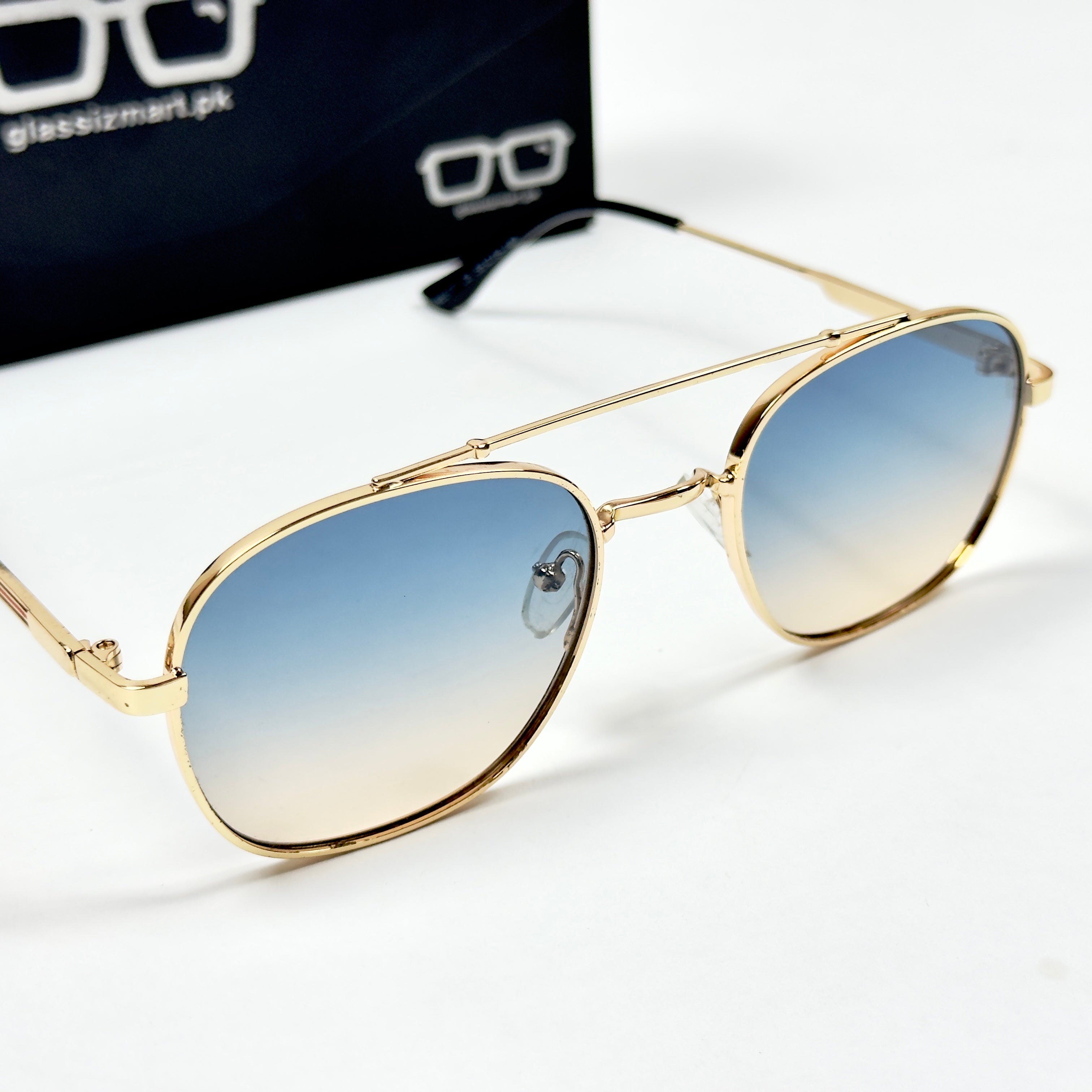 Gucci – 5577 – 56 – Golden Multi – Metal – Sunglasses – Unisex
