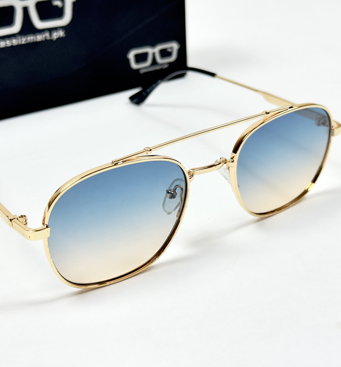 Gucci – 5577 – 56 – Golden Multi – Metal – Sunglasses – Unisex