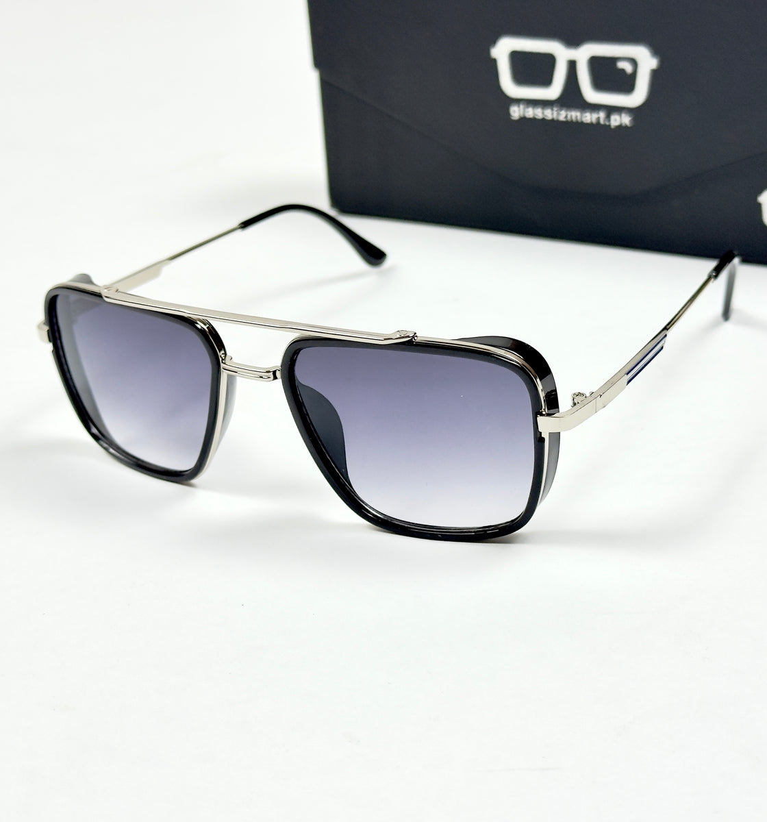 Dita – 3312 – 58 – Silver Black Gradient – Metal – Sunglasses – Unisex