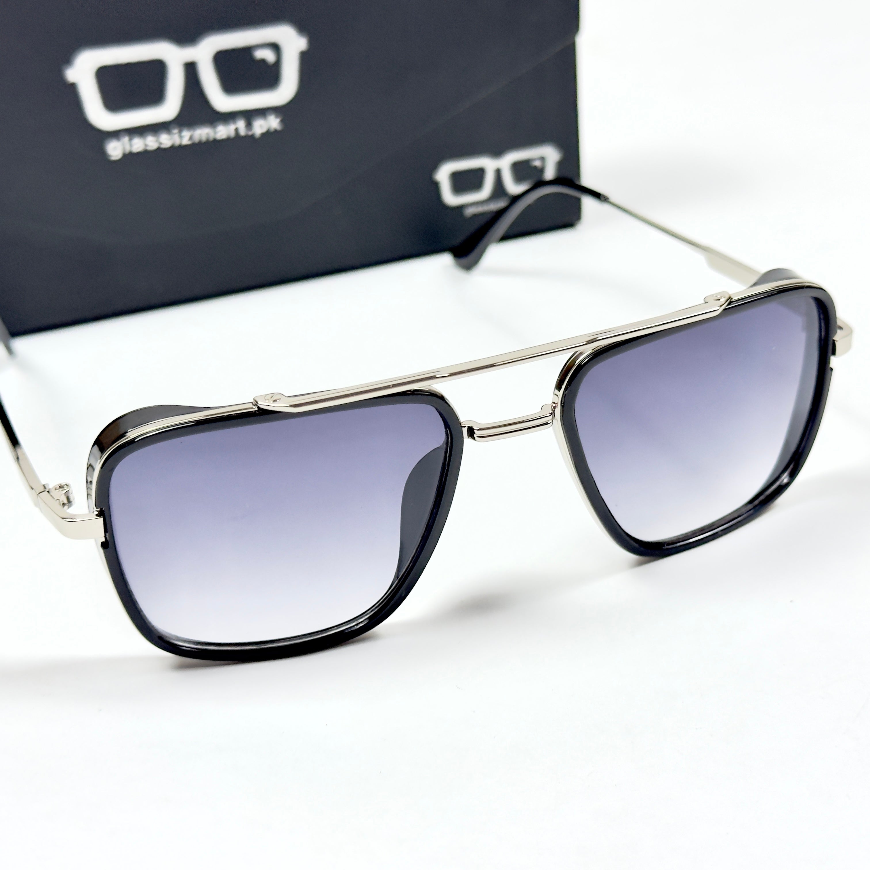 Dita – 3312 – 58 – Silver Black Gradient – Metal – Sunglasses – Unisex