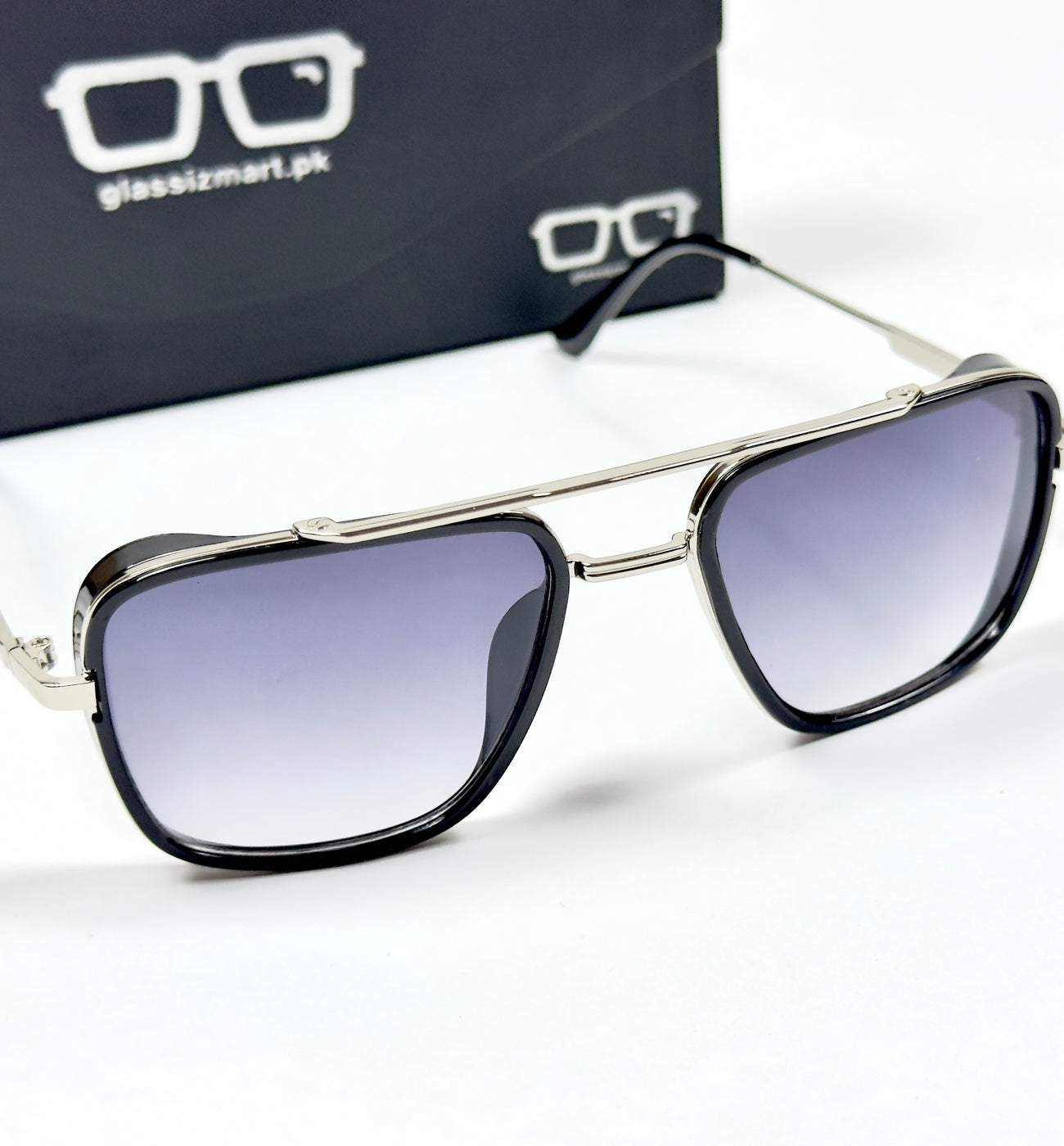 Dita – 3312 – 58 – Silver Black Gradient – Metal – Sunglasses – Unisex