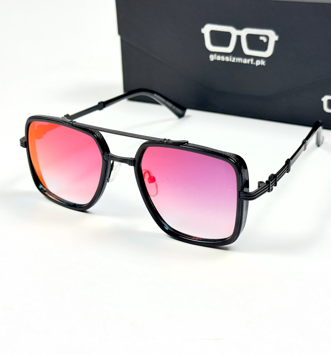 Balmain – 19314 – 57 – Black Mercury – Metal – Sunglasses – Unisex