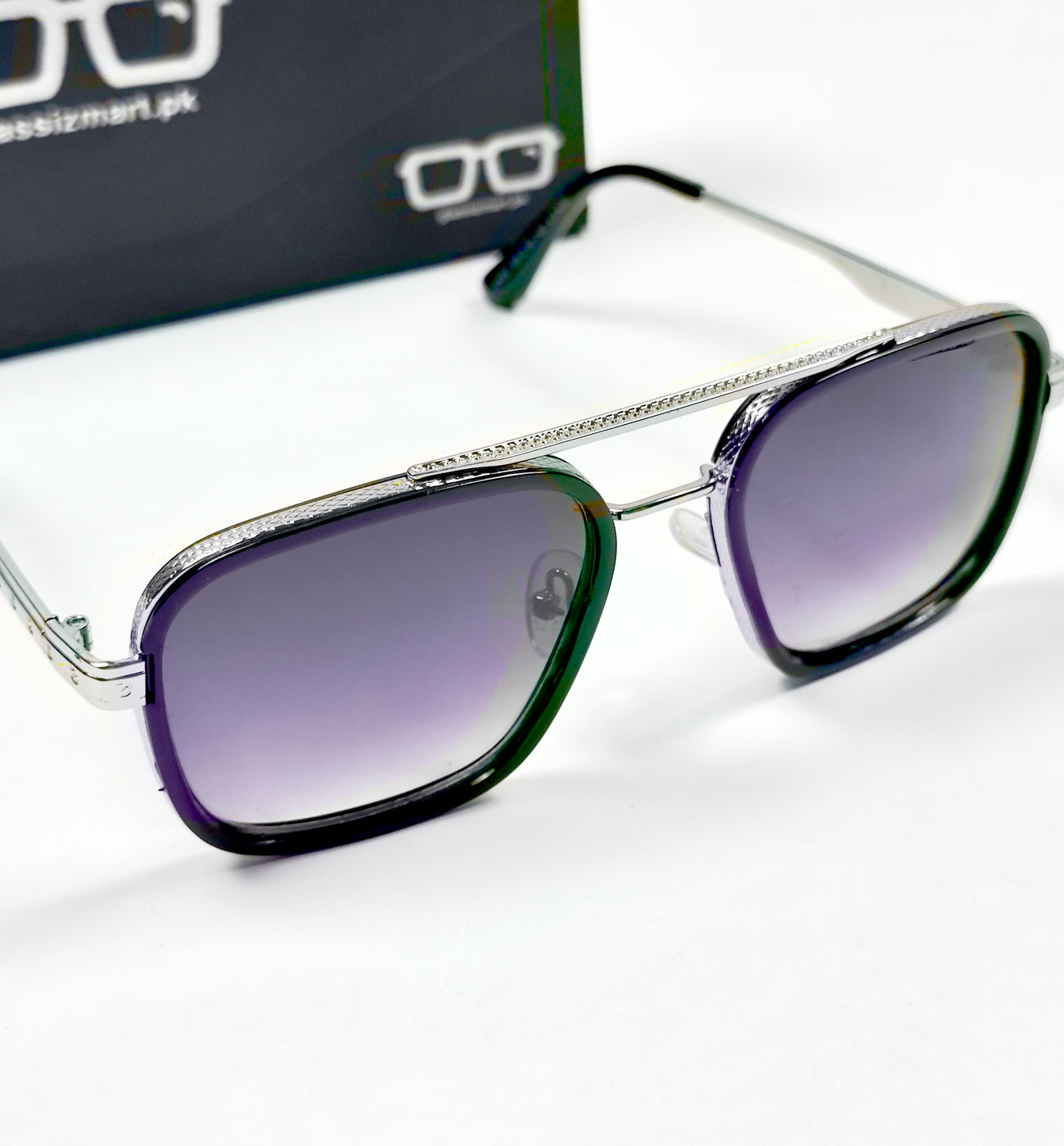 Dita – 3492 – 58 – Silver Black Gradient – Metal – Sunglasses – Unisex