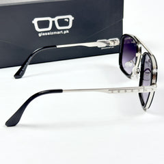 Dita – 3492 – 58 – Silver Black Gradient – Metal – Sunglasses – Unisex