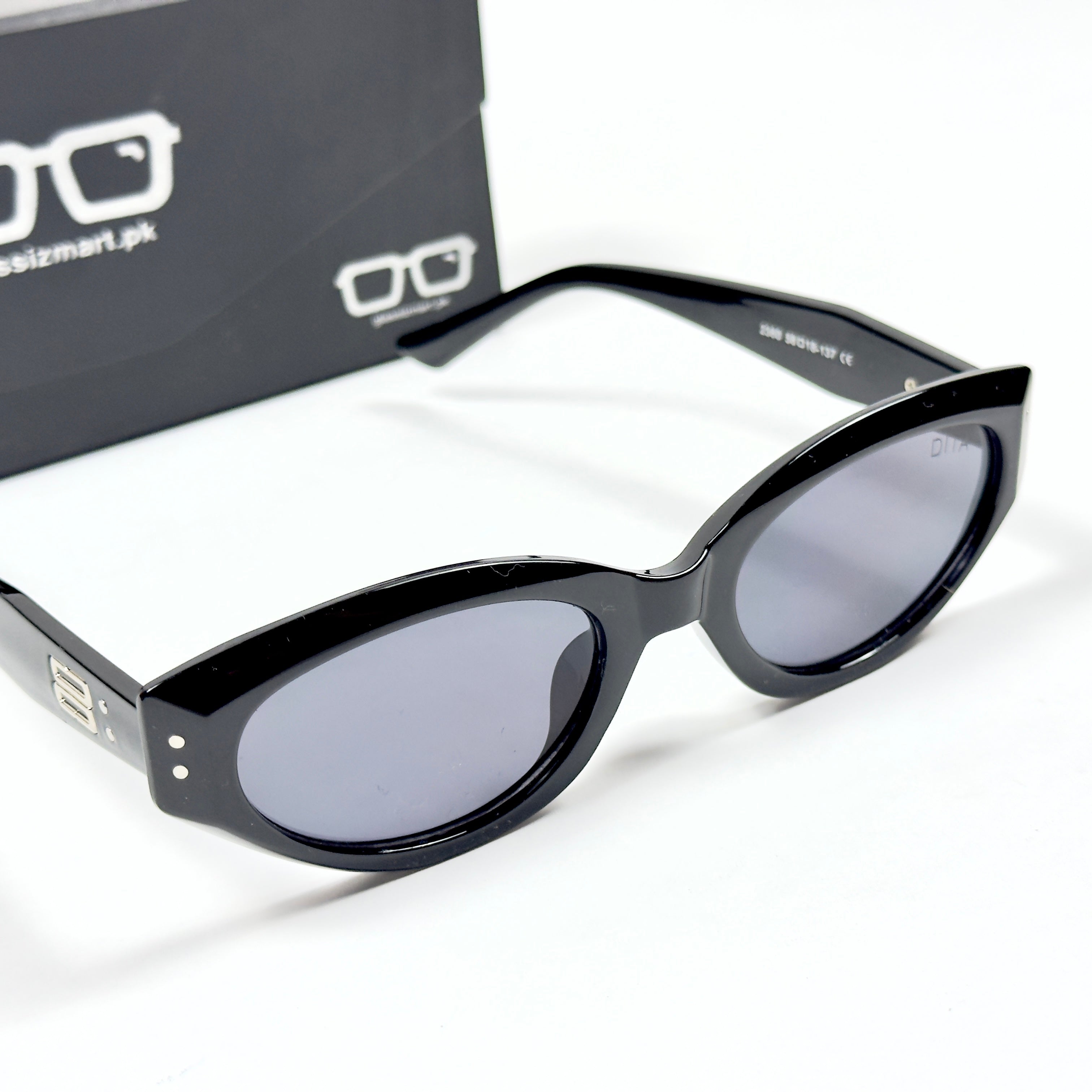 Dita – 2360 – 58 – Black – Acetate – Sunglasses – Ladies
