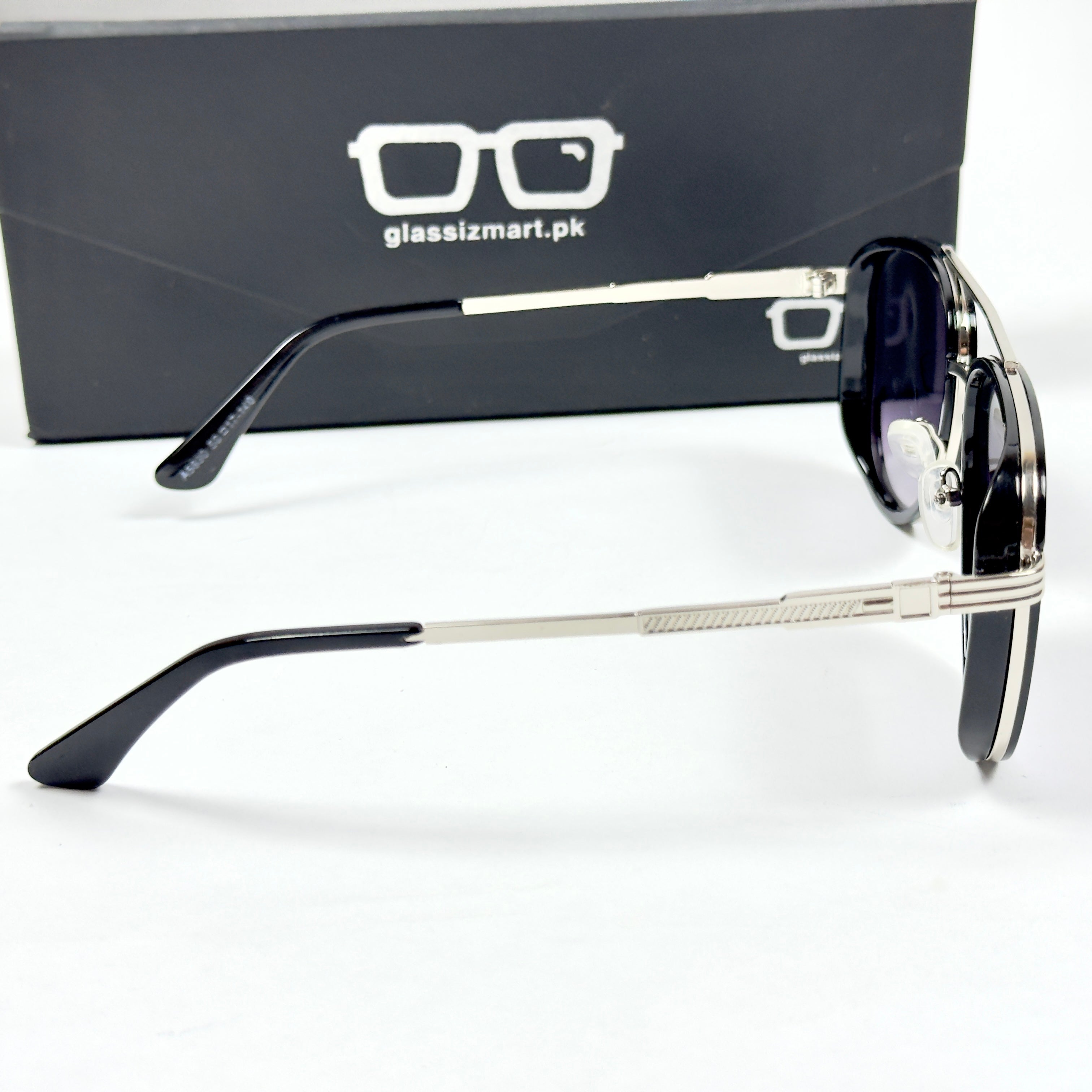 Gucci – 5830 – 56 – Silver Black Gradient – Metal – Sunglasses – Unisex