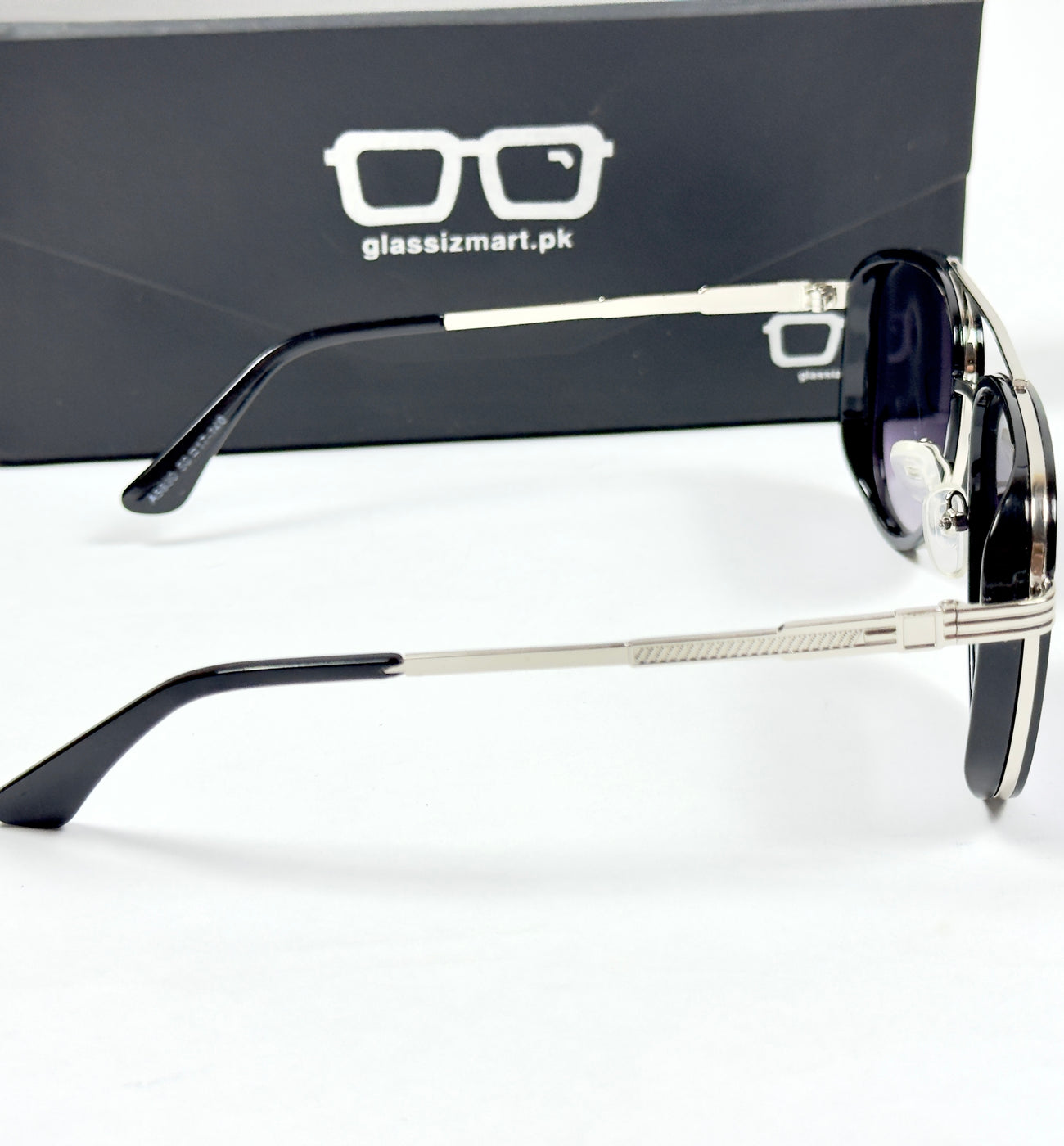 Gucci – 5830 – 56 – Silver Black Gradient – Metal – Sunglasses – Unisex