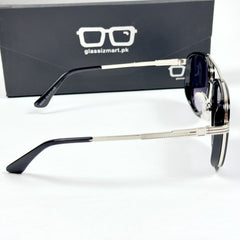 Gucci – 5830 – 56 – Silver Black Gradient – Metal – Sunglasses – Unisex