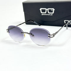 Cartier – 142 – 60 – Black Gradient – Metal - Sunglasses – Rimless - Unisex