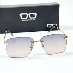 Louis Vuiton – 3047 – 60 – Golden Purple Gradient – Metal - Sunglasses – Rimless - Unisex