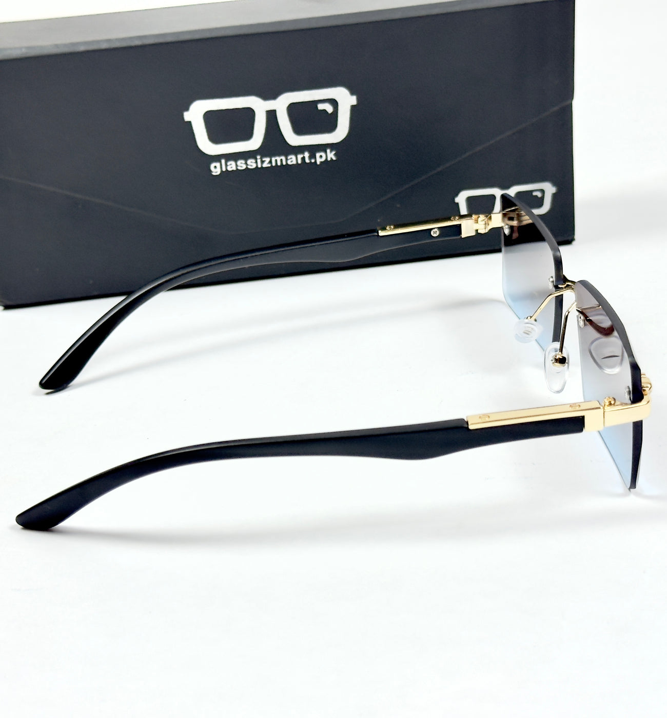 Cartier – 143 – 60 – Golden Multi – Metal - Sunglasses – Rimless - Unisex