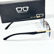 Cartier – 143 – 60 – Golden Multi – Metal - Sunglasses – Rimless - Unisex