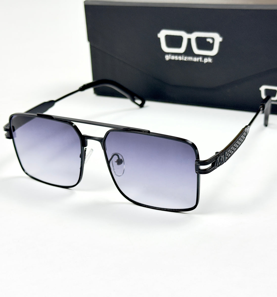 Maybach – 0161 – 56 – Black Gradient– Metal – Sunglasses – Unisex