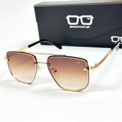 Maybach – 011 – 56 – Golden Brown – Metal – Sunglasses – Unisex