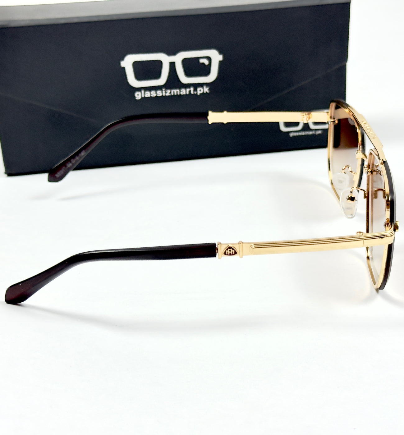 Maybach – 011 – 56 – Golden Brown – Metal – Sunglasses – Unisex