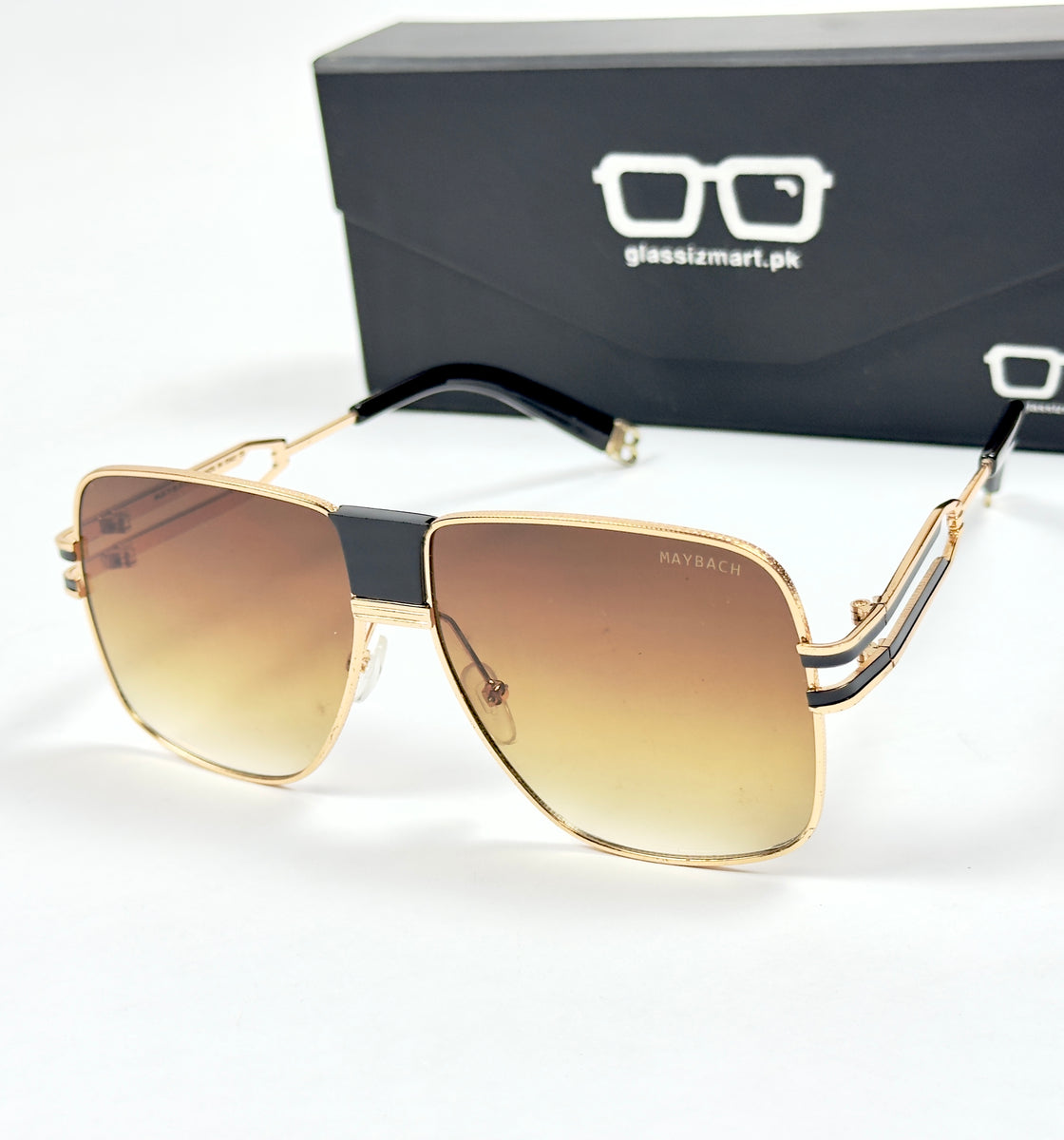 Maybach – 011 – 60 – Golden Brown – Metal – Sunglasses – Unisex