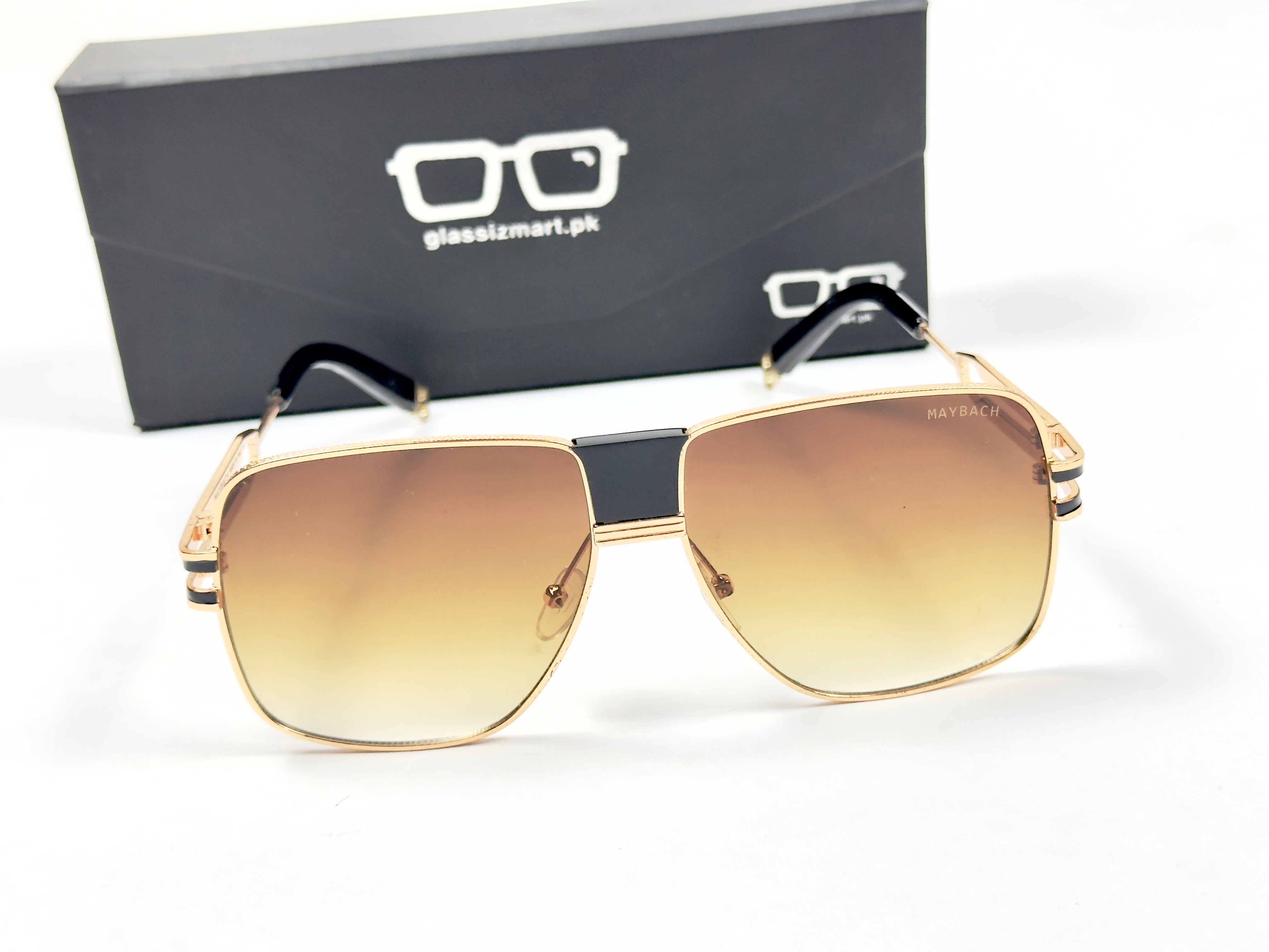 Maybach – 011 – 60 – Golden Brown – Metal – Sunglasses – Unisex
