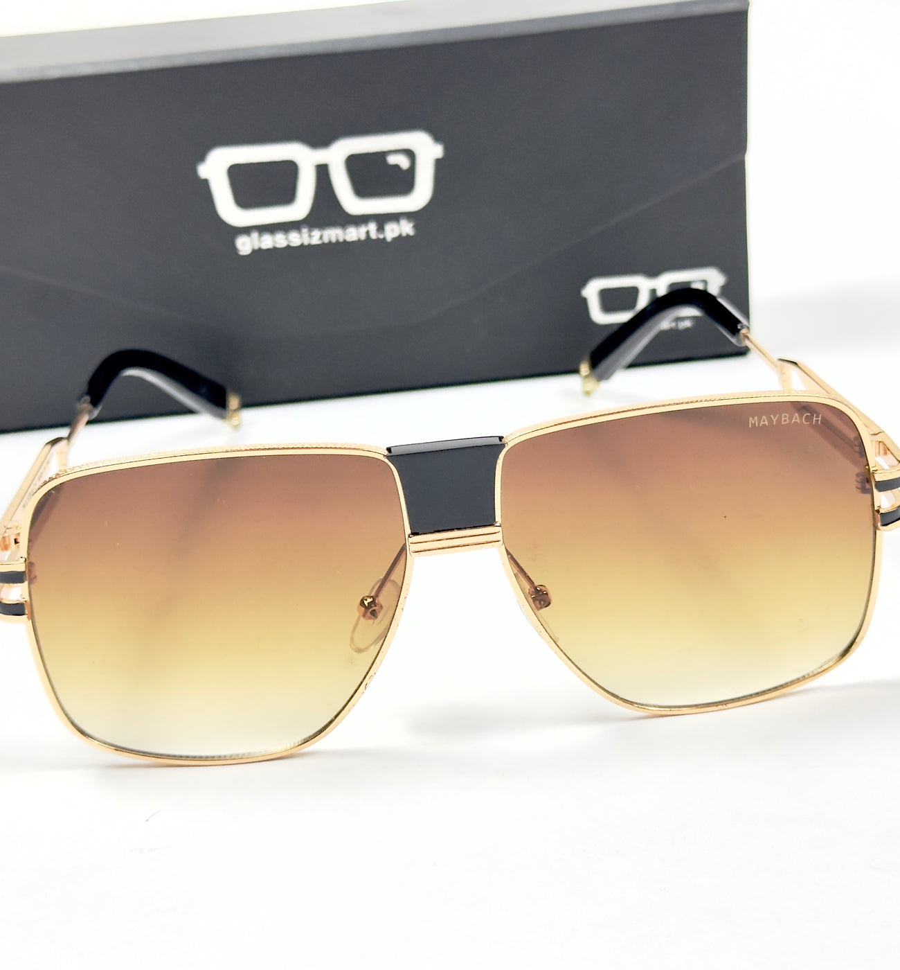 Maybach – 011 – 60 – Golden Brown – Metal – Sunglasses – Unisex