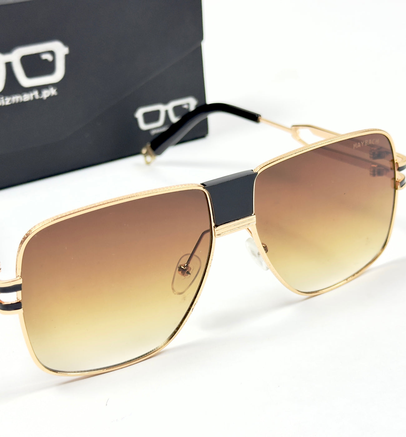 Maybach – 011 – 60 – Golden Brown – Metal – Sunglasses – Unisex