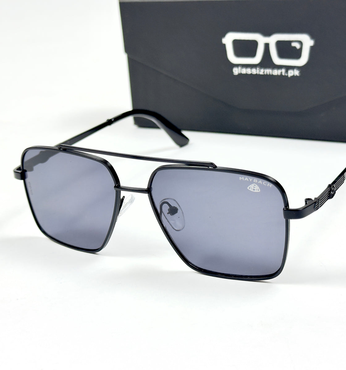 Maybach – 803 – 56 – Black –- Metal – Sunglasses – Unisex