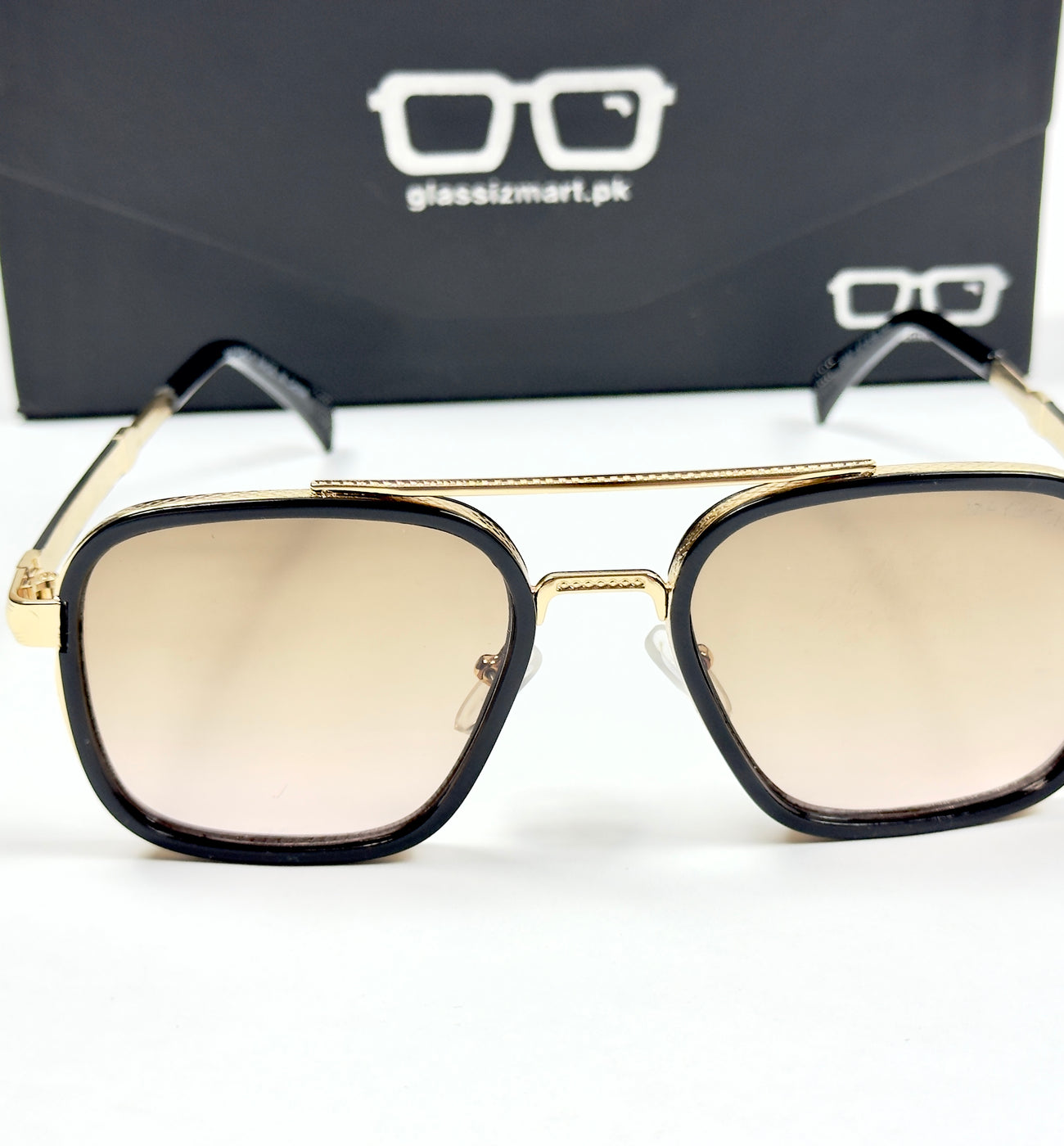 Maybach – 8057 - 57 – Golden Brown - Metal - Sunglasses – Unisex