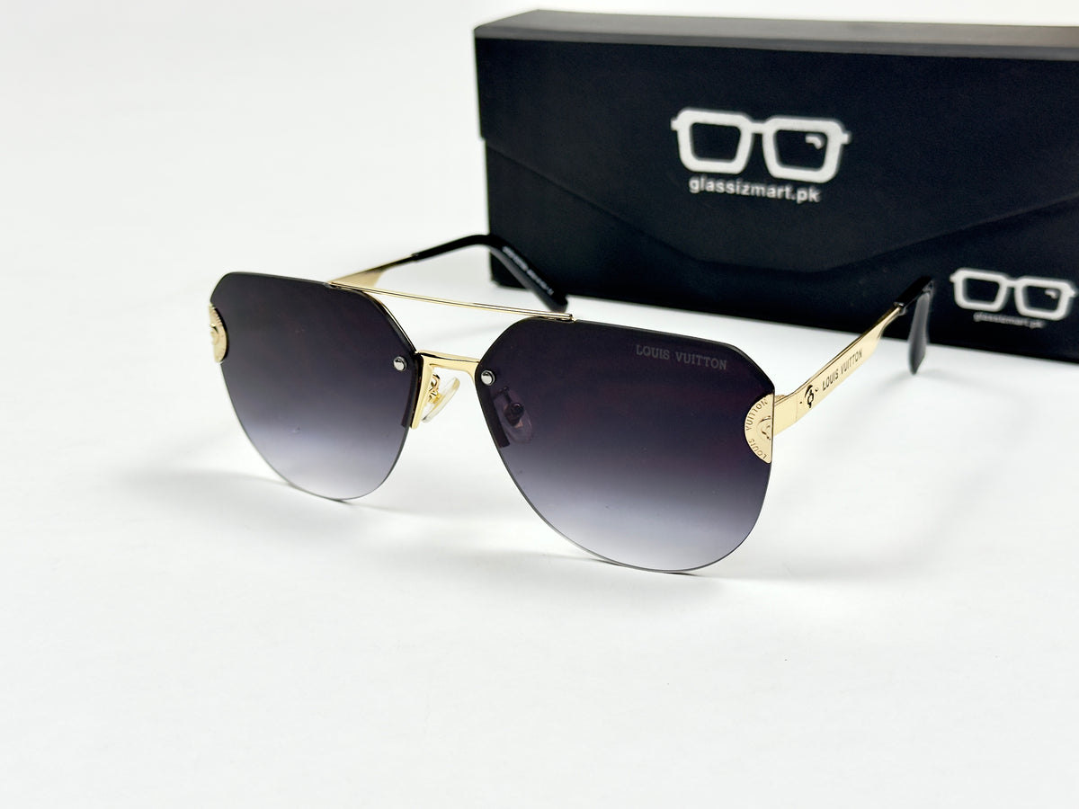 Louis Vuitton – 10255 – 64 – Black Gradient – Metal – Sunglasses – Unisex