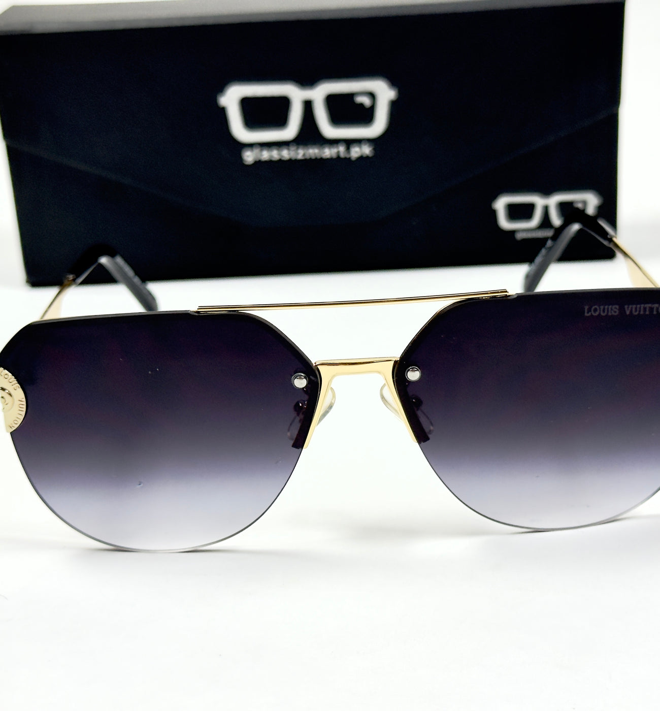 Louis Vuitton – 10255 – 64 – Black Gradient – Metal – Sunglasses – Unisex