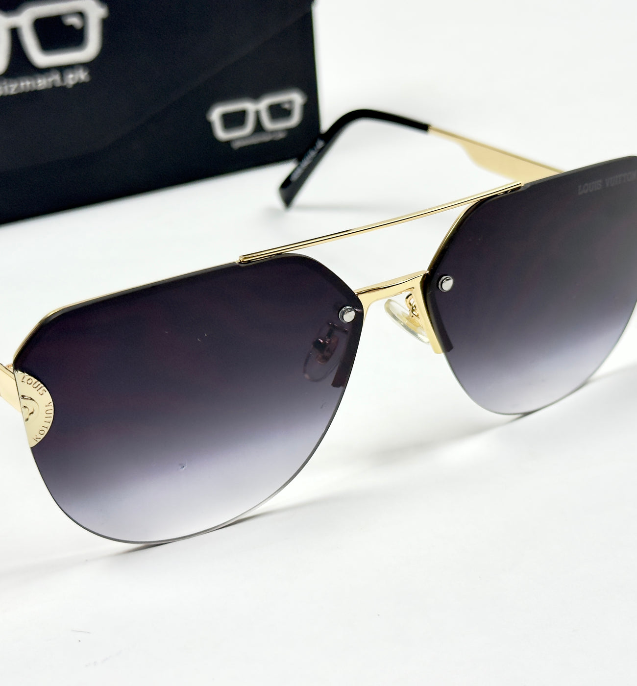 Louis Vuitton – 10255 – 64 – Black Gradient – Metal – Sunglasses – Unisex