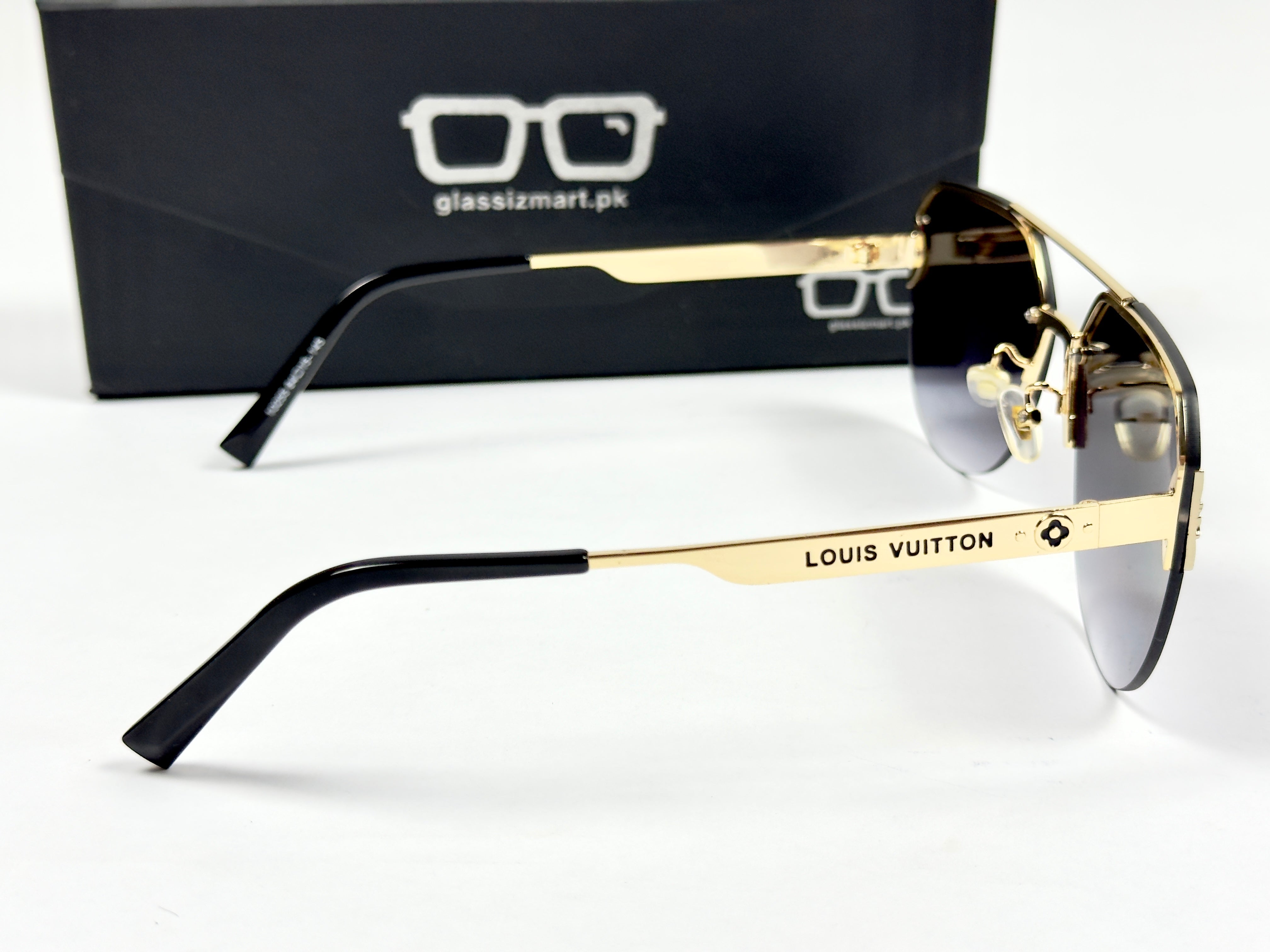 Louis Vuitton – 10255 – 64 – Black Gradient – Metal – Sunglasses – Unisex