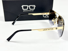 Louis Vuitton – 10255 – 64 – Black Gradient – Metal – Sunglasses – Unisex