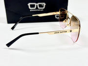 Louis Vuitton – 10255 – 64 – Pink – Metal – Sunglasses – Unisex